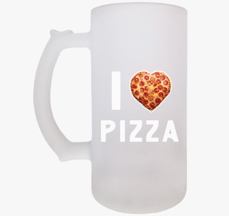 I love pizza söröskorsó