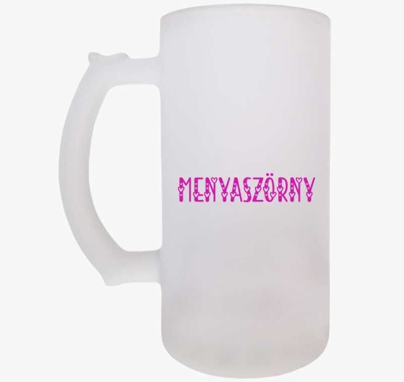 Menyaszörny pink söröskorsó