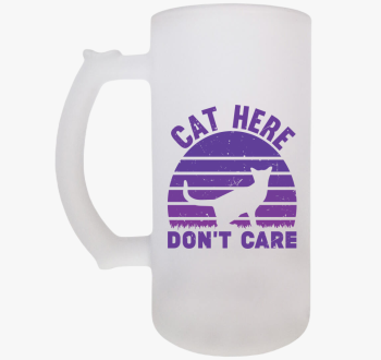 Cat here don't care ...