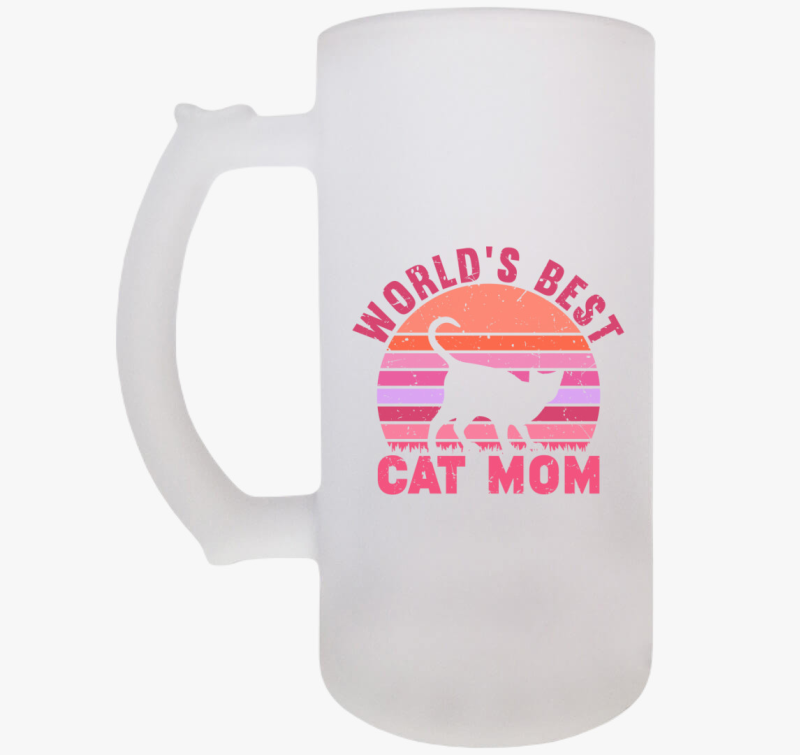 Best Cat Mom söröskorsó