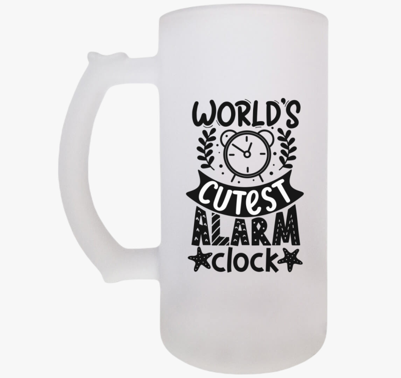 Legcukibb ébresztőóra söröskorsó