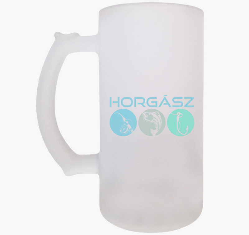 Horgász icon söröskorsó