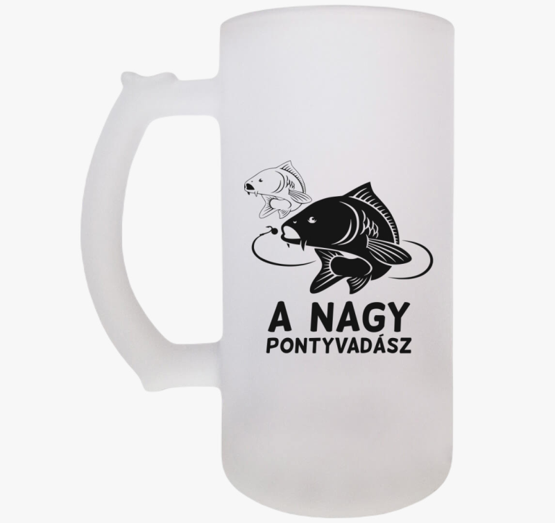 A nagy pontyvadász horgász söröskorsó