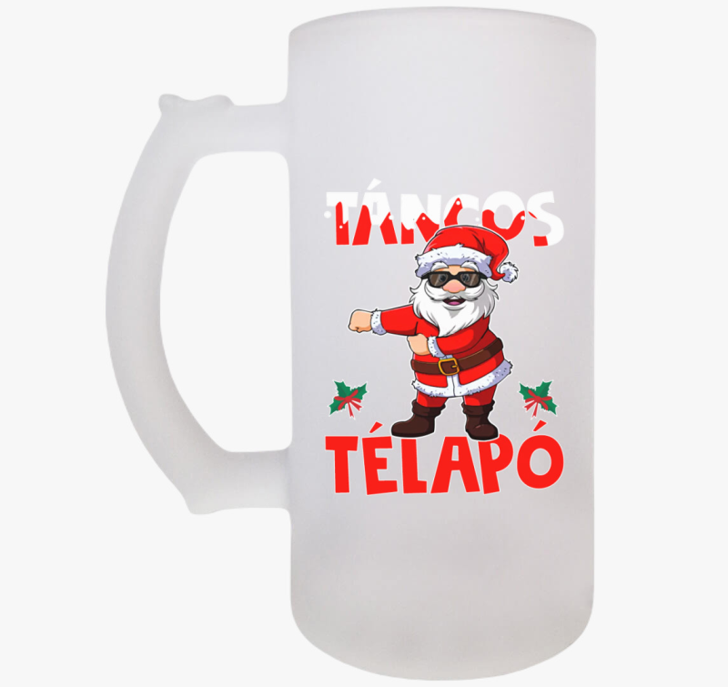Táncos Télapó söröskorsó