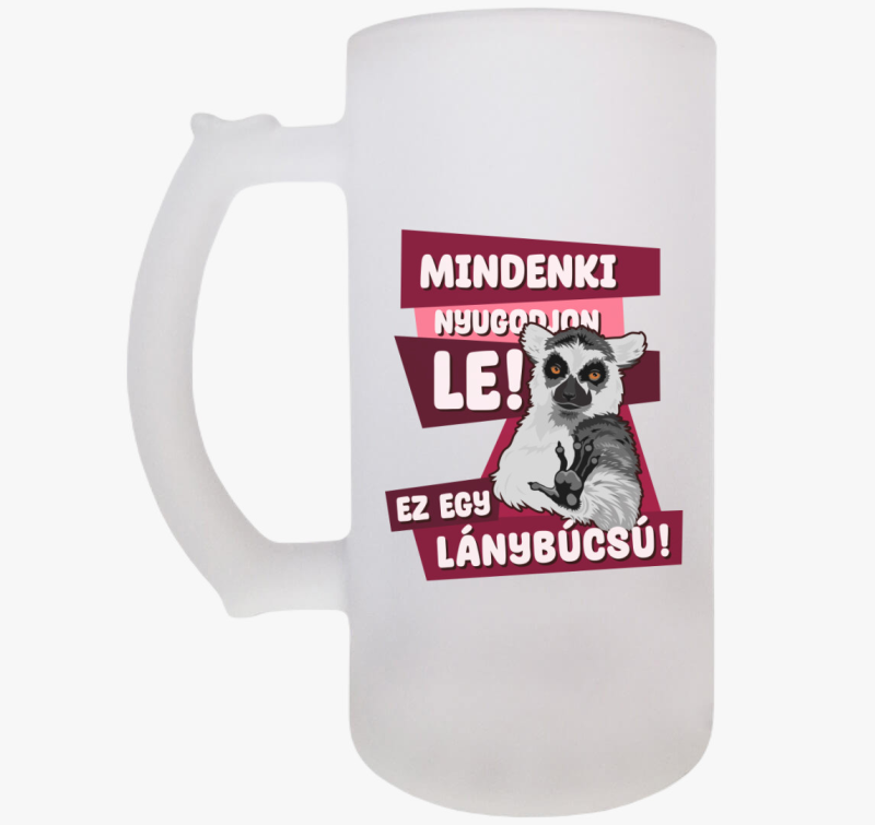 Mindenki nyugodjon le lánybúcsú söröskorsó