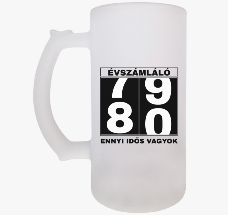 Évszámláló 80 éves szülinapi póló