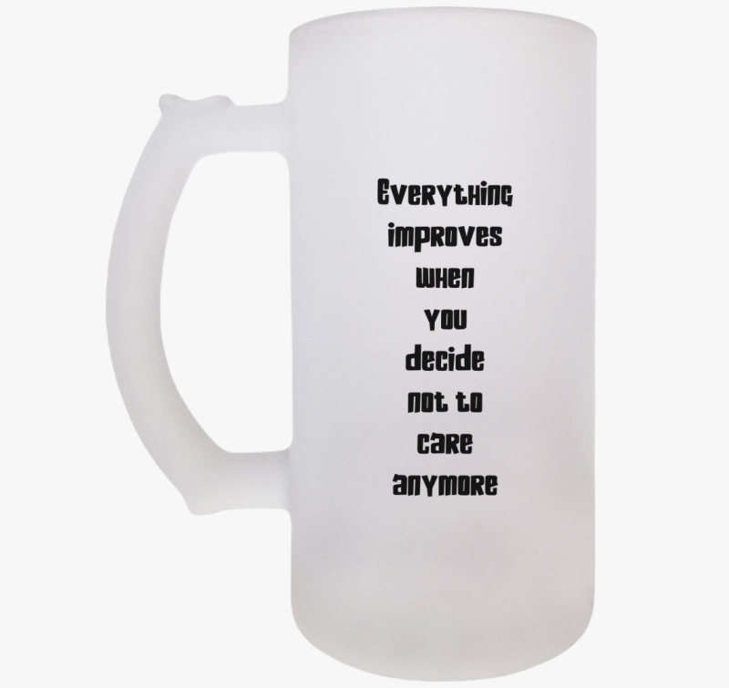 Not to care söröskorsó