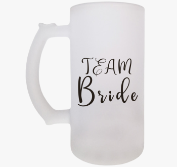 TEAM Bride fekete sö...