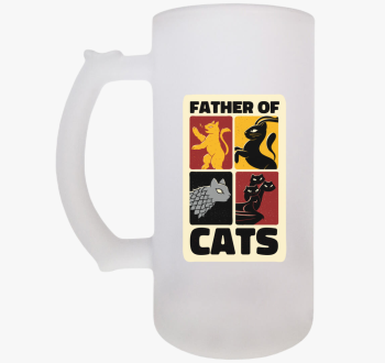 Macskák söröskorsó