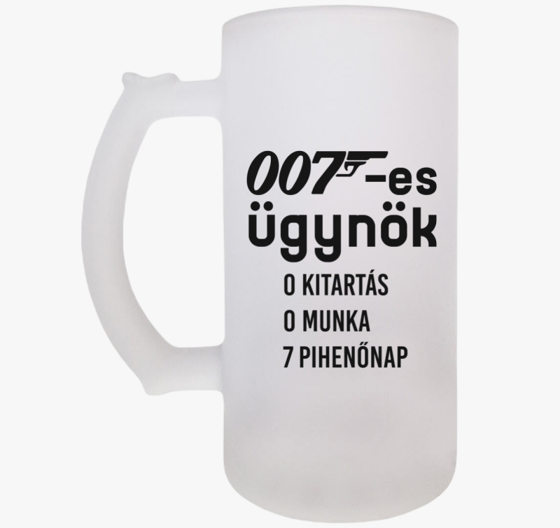007-es ügynök pihenőnap söröskorsó