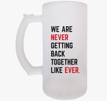 We are never Taylor ...