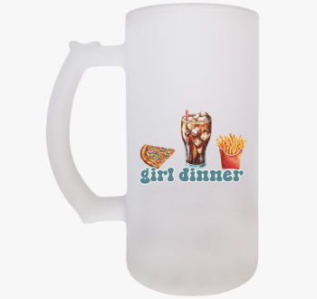 Girl dinner fastfood...