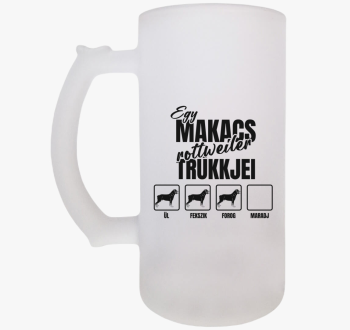 Egy makacs rottweile...