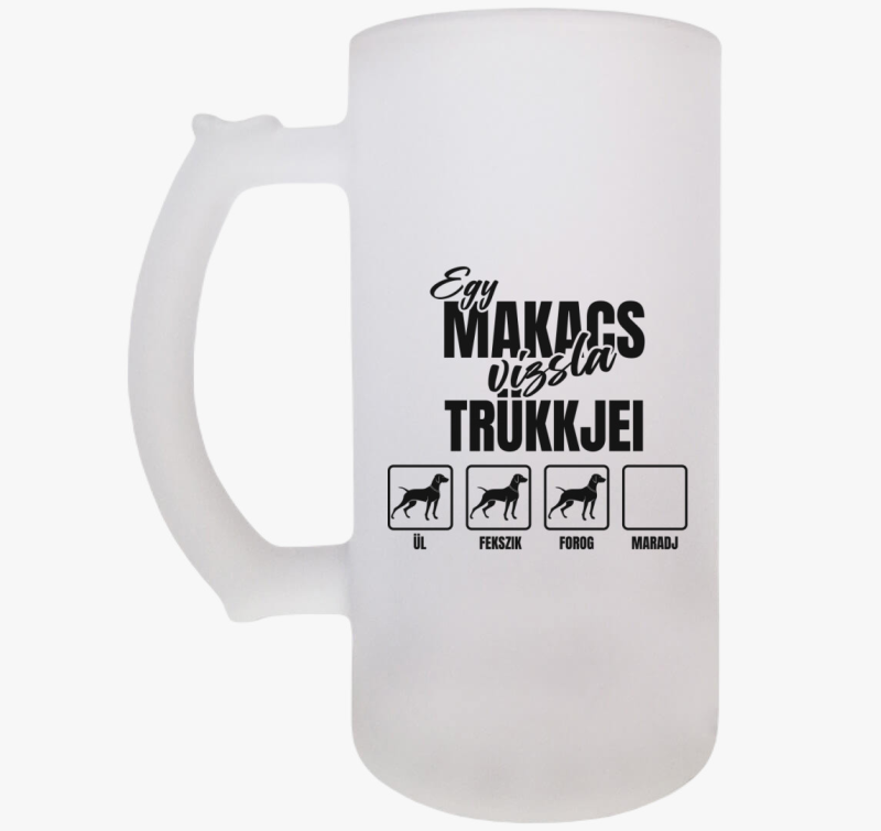 Egy makacs vizsla trükkjei söröskorsó