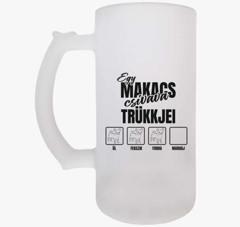 Egy makacs csivava trükkjei söröskorsó