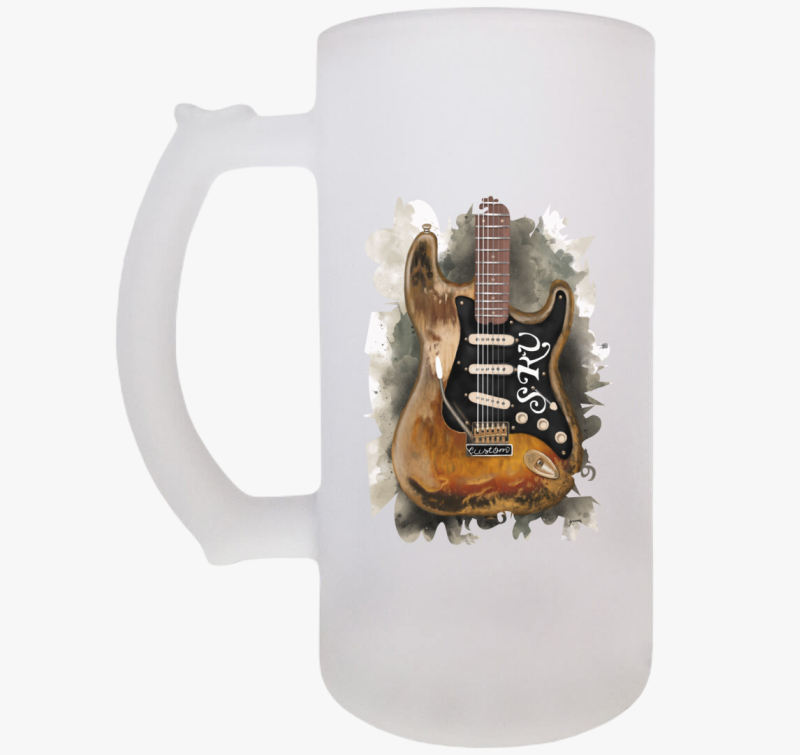 Stevie Ray Vaughan gitár söröskorsó