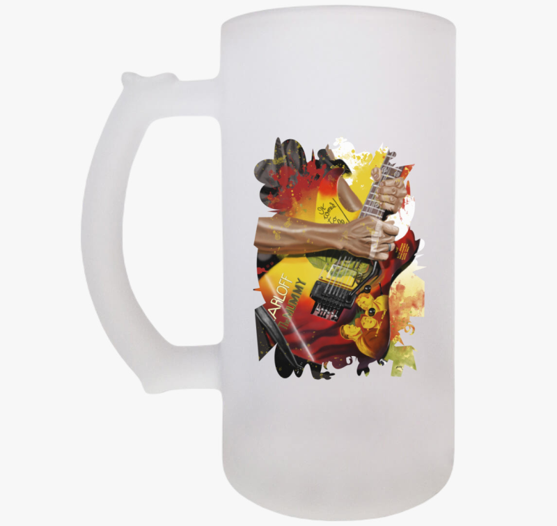 Kirk Hammett Mummy gitár söröskorsó