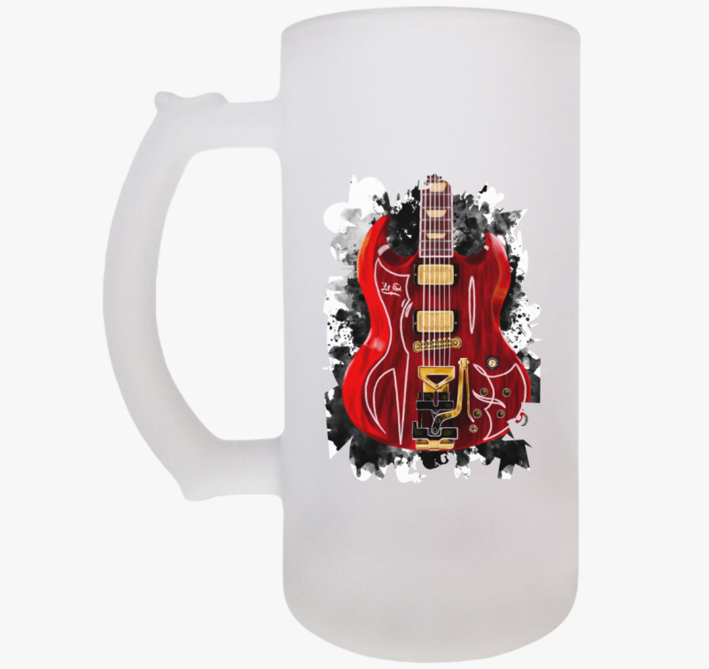 Billy Gibbons Lil Red gitár söröskorsó