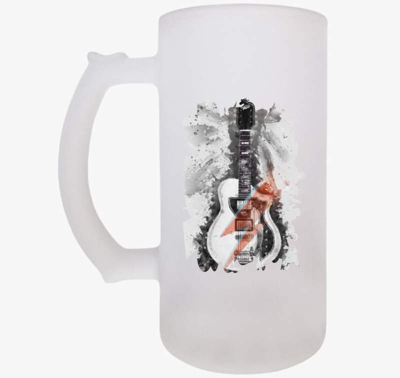 David Bowie gitár söröskorsó