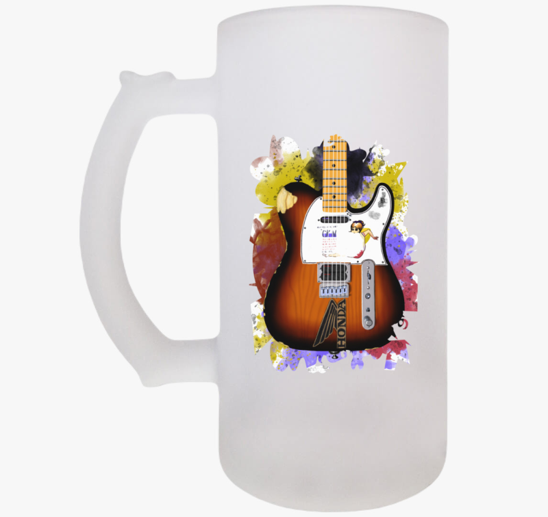 Jonny Greenwood gitár söröskorsó