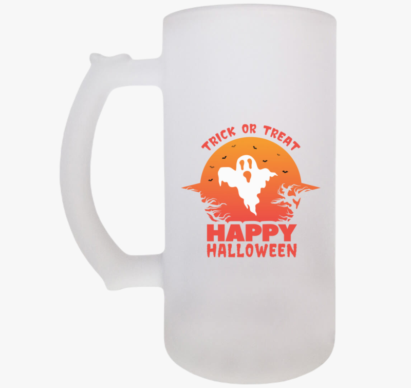 Trick or treat happy halloween söröskorsó