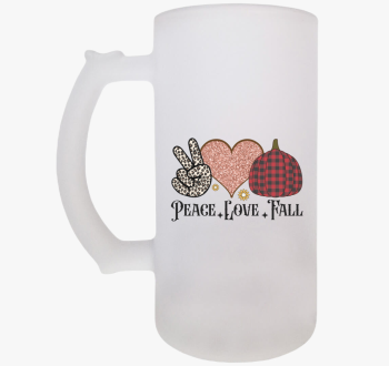 Peace love fall sörö