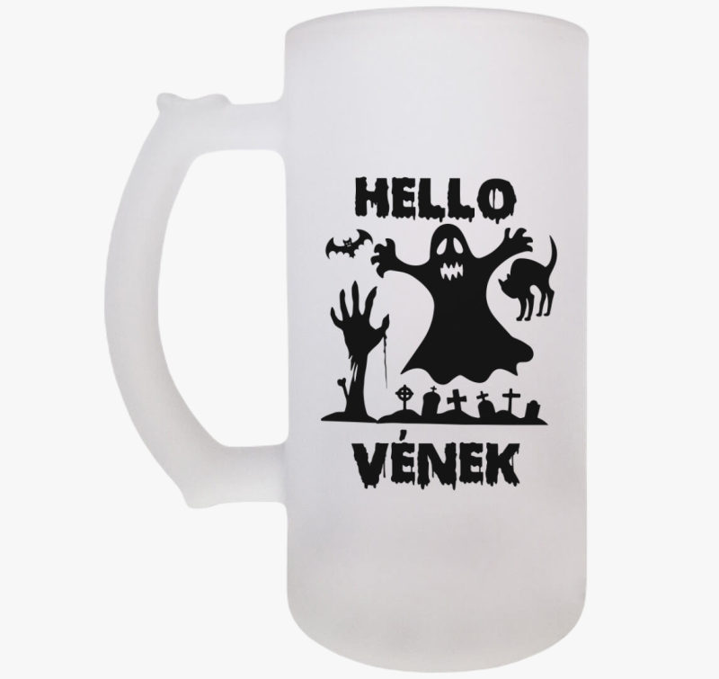Hello vének halloween söröskorsó