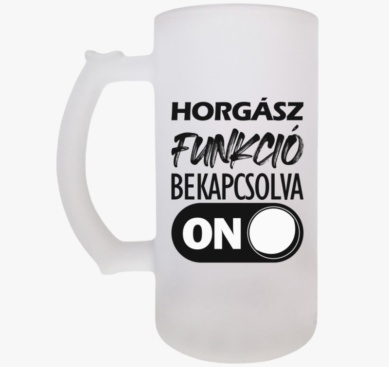 Horgász funkció söröskorsó