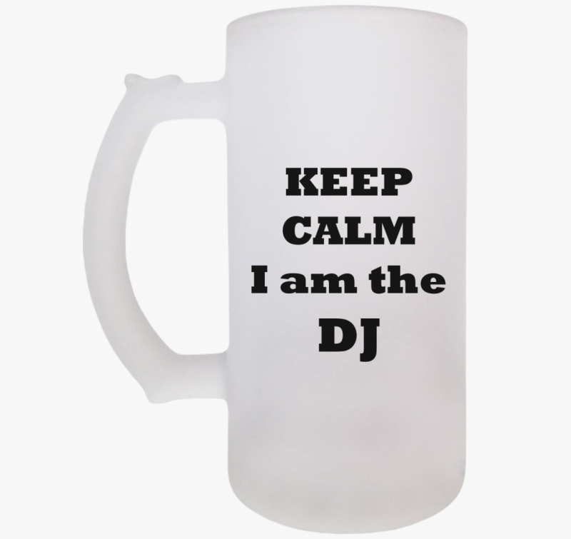 Keep calm DJ söröskorsó