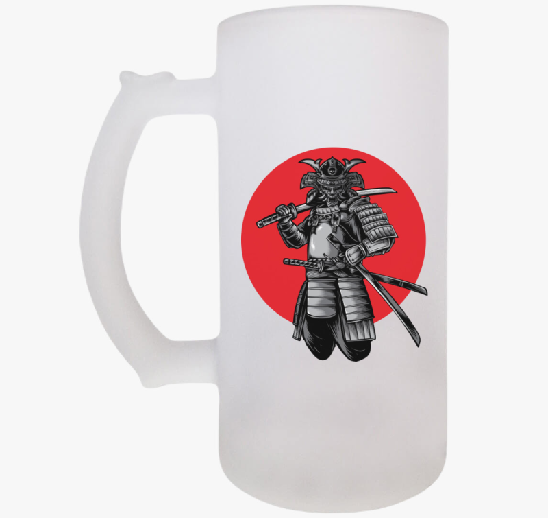 Japán szamuráj söröskorsó