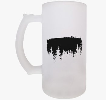 Erdő sziluett sörösk