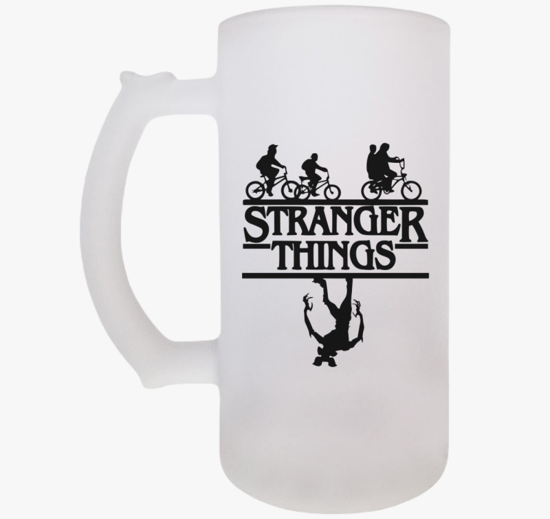 Stranger Things 2 sziluett söröskorsó