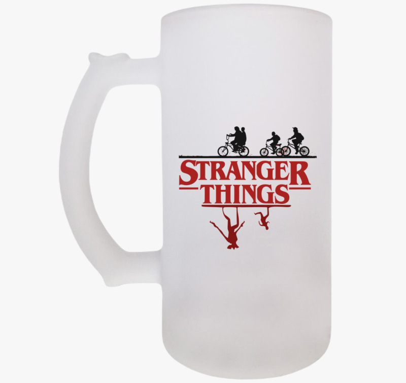 Stranger Things 3 sziluett söröskorsó