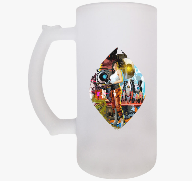 Portal 2 cover söröskorsó