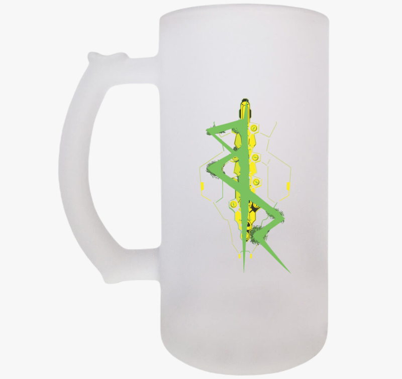 Cyberpunk art söröskorsó