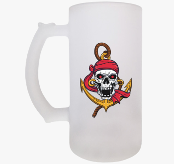 Pirate skull 2 sörös