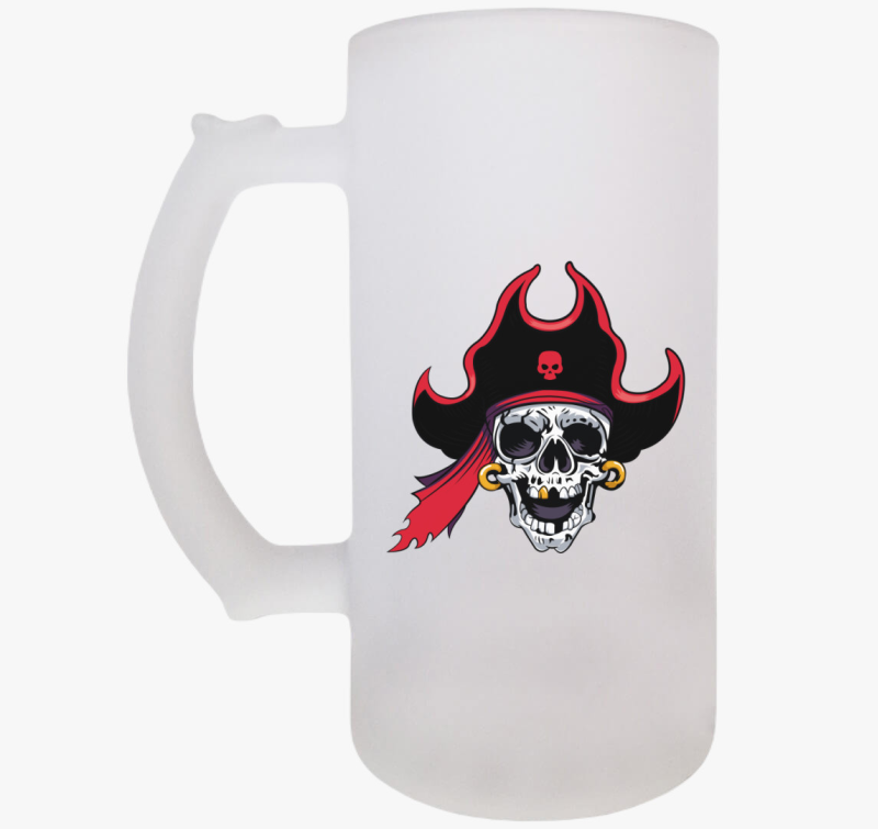 Pirate skull 7 söröskorsó