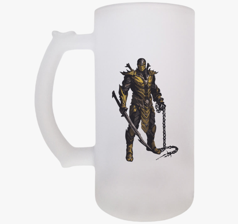 Mortal Kombat Scorpion modell söröskorsó