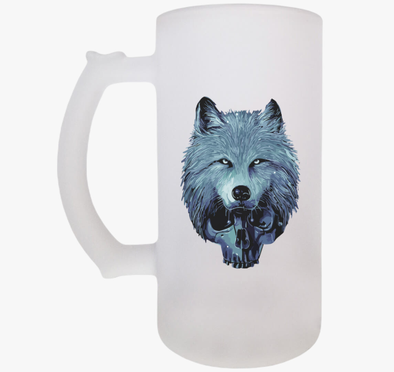 Skull wolf söröskorsó
