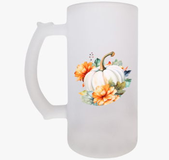 Floral white pumpkin...