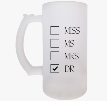 Mrs Dr söröskorsó