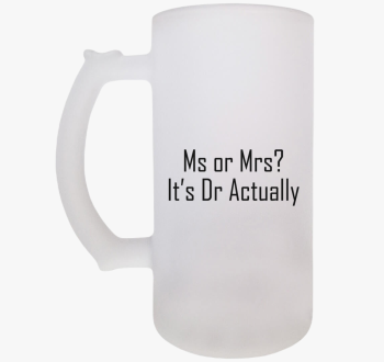 Dr NÉV söröskorsó