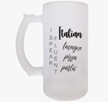 Fluent italian pizza...