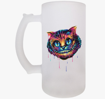 Colorful cat face sö...