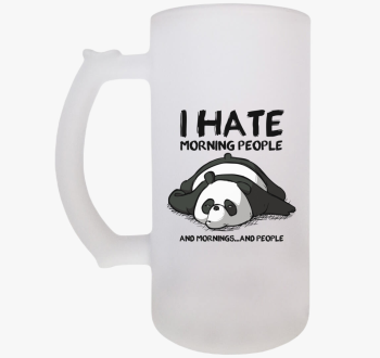 I hate morning peopl...