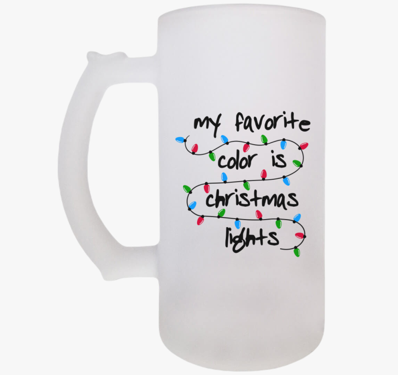 Xmas lights söröskorsó