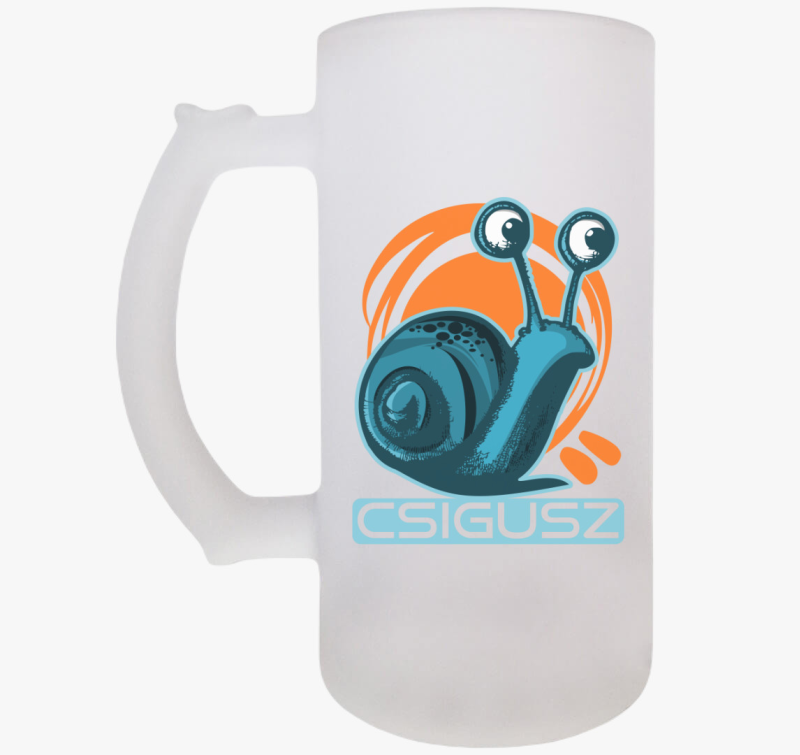 Csigás söröskorsó