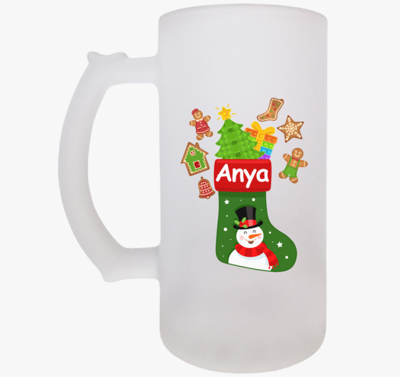 Anya karácsonyi zokni söröskorsó