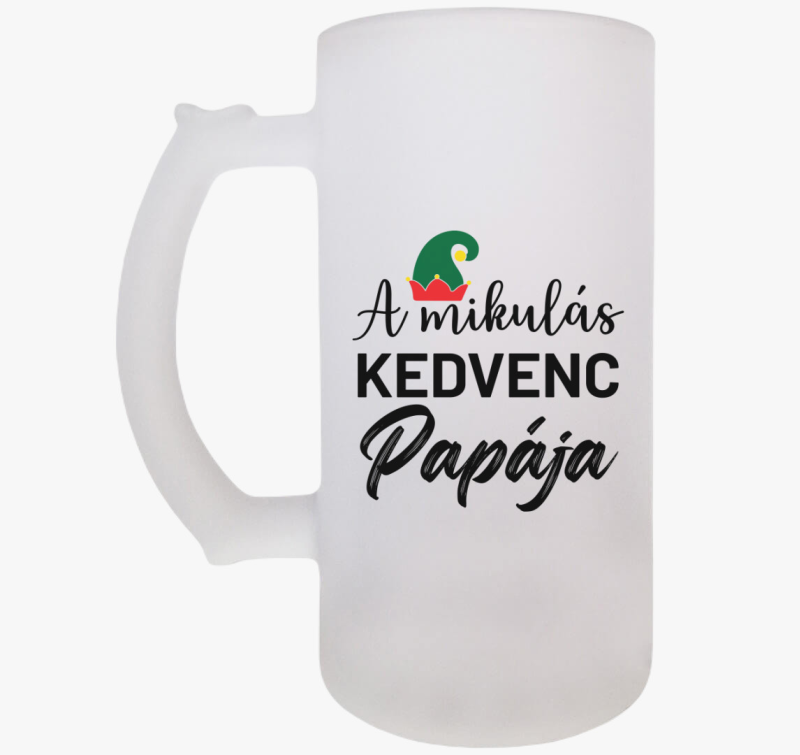 A mikulás kedvenc papája söröskorsó