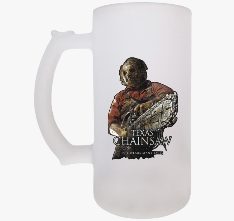 Texasi lánfűrészes söröskorsó